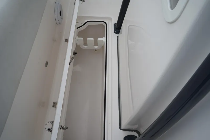 Slide: The Image of 2020 Sea Fox 328 Commander storage compartment interior view. - 45