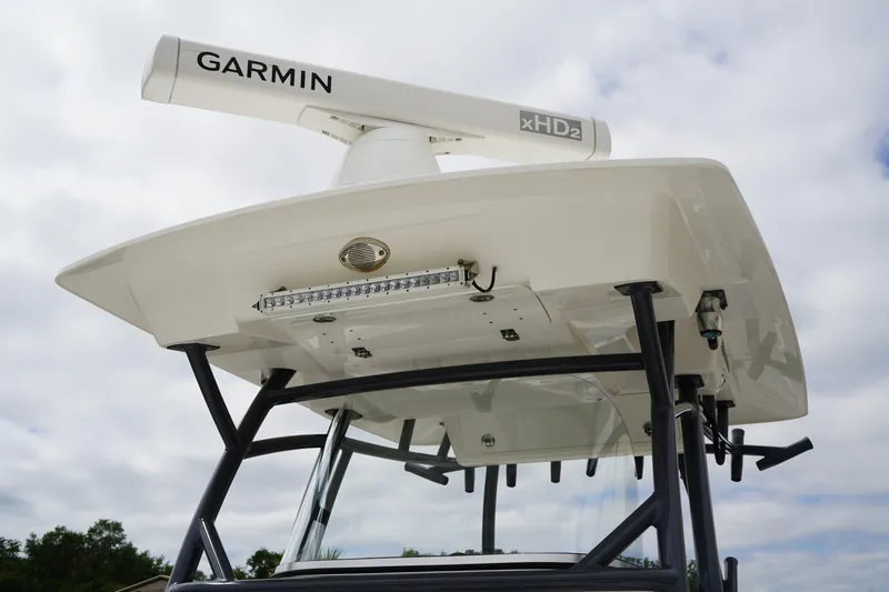 Slide: The Image of 2020 Sea Fox 328 Commander boat with Garmin xHD2 radar system. - 53