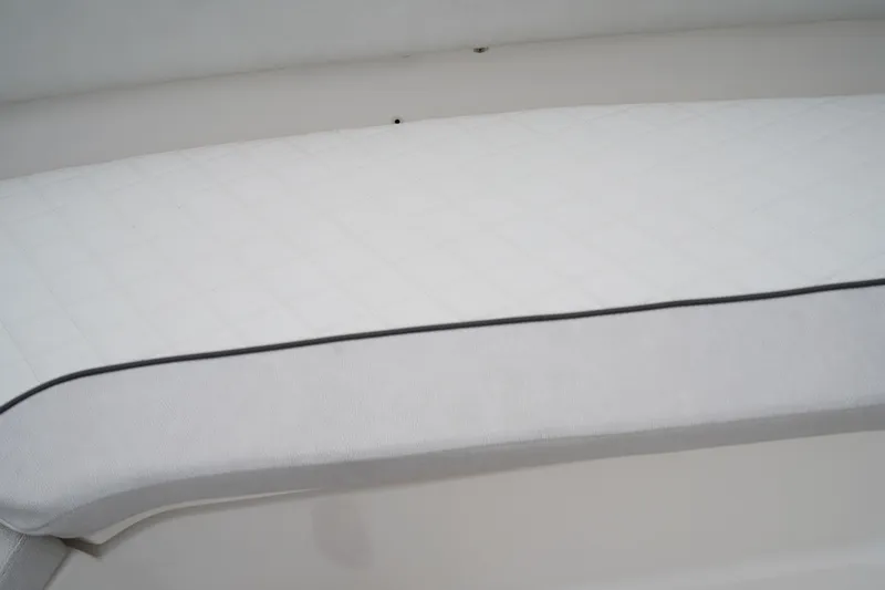 Slide: The Image of White cushioned seating on 2020 Sea Fox 328 Commander boat. - 63