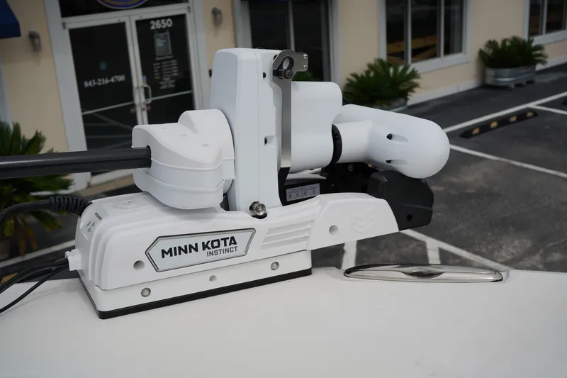 Slide: The Image of Minn Kota Instinct motor on 2020 Sea Fox 328 Commander boat. - 67