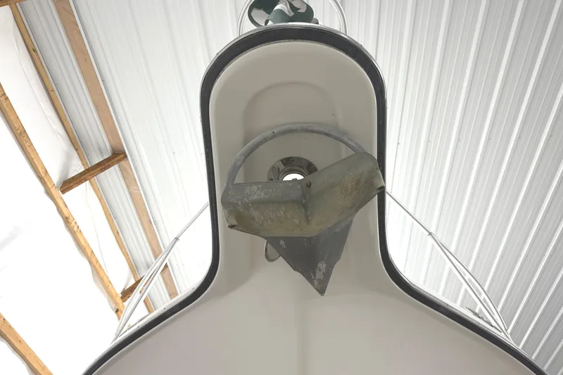 Slide: The Image of 2006 Tiara Yachts 3800 Open anchor detail in a covered storage area. - 4