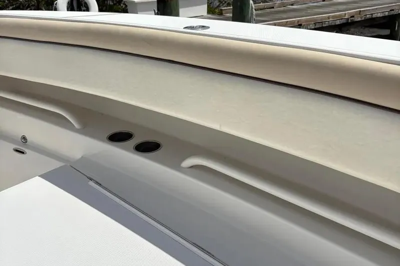 Slide: The Image of 2017 Jupiter 38 FS boat interior detail with sleek design and modern features. - 22