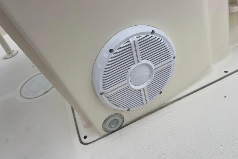 Slide: The Image of Speaker on 2010 Scout 221 Winyah Bay boat interior. - 6