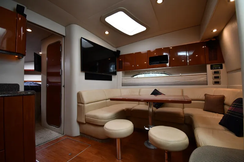 Slide: The Image of Luxurious interior of a 2007 Formula 45 Yacht with plush seating and modern amenities. - 37