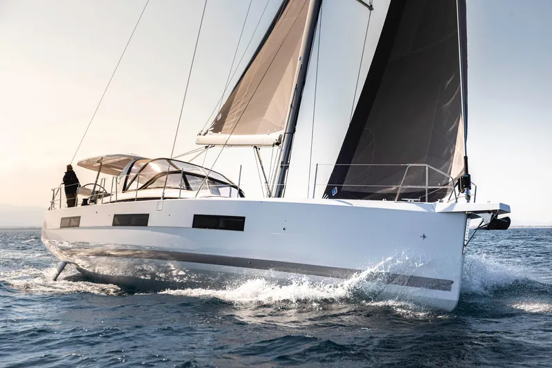 The Image of 2026 Jeanneau Yachts 60 sailing on open water, showcasing sleek design and performance. - 0