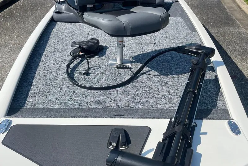 Slide: The Image of 2026 Tracker Pro 170 boat deck with seating and equipment. - 3