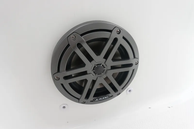 Slide: The Image of JL Audio speaker on 2026 Sea Hunt Ultra 245 SE boat. - 30