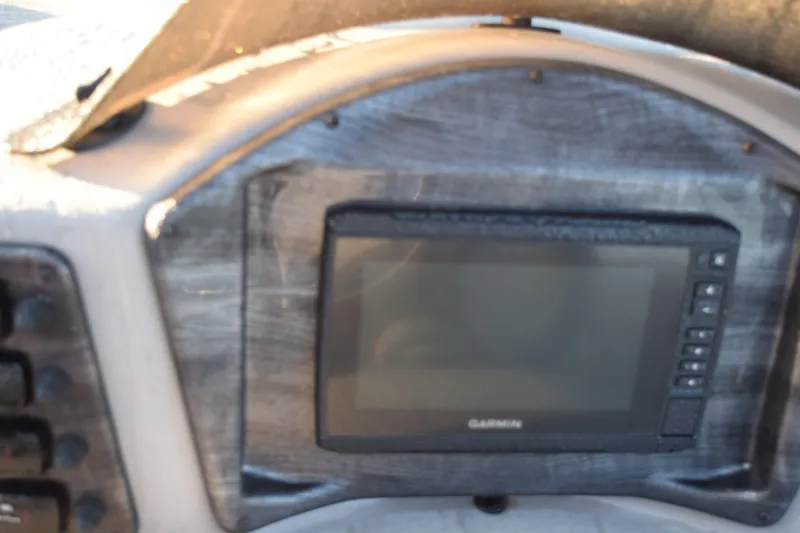 Slide: The Image of Dashboard of 2023 Qwest 818 XRE E Class XRE Fish LT with Garmin display. - 11