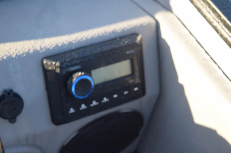 Slide: The Image of Control panel of 2023 Qwest 818 XRE E Class XRE Fish LT boat. - 14