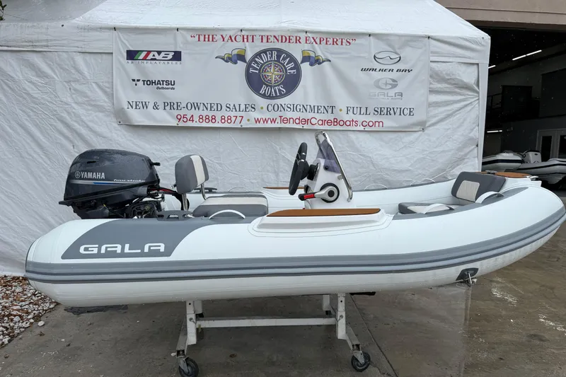The Image of 2026 Gala A300L inflatable boat with Yamaha engine displayed at Tender Care Boats. - 0