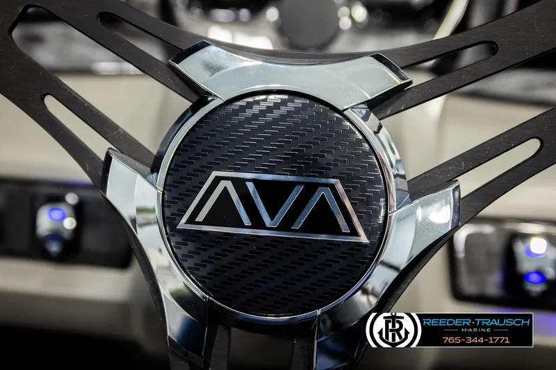 Slide: The Image of Steering wheel of 2026 Avalon LSZ QLS boat with carbon fiber design. - 27