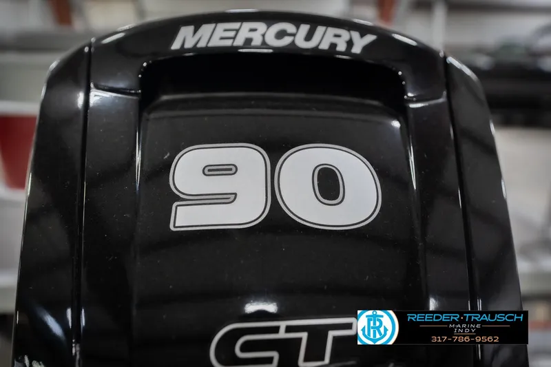 Slide: The Image of Mercury 90 horsepower engine on 2023 Bennington 20 SV boat. - 52