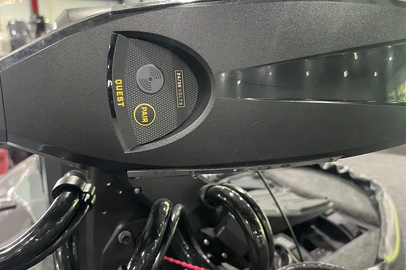 Slide: The Image of Close-up of 2026 Skeeter ZXE20 boat control panel with pairing feature. - 10