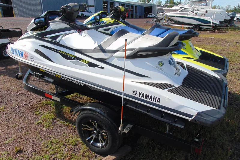 Slide: The Image of 2017 Yamaha WaveRunner VX Cruiser HO on trailer, parked outdoors. - 3