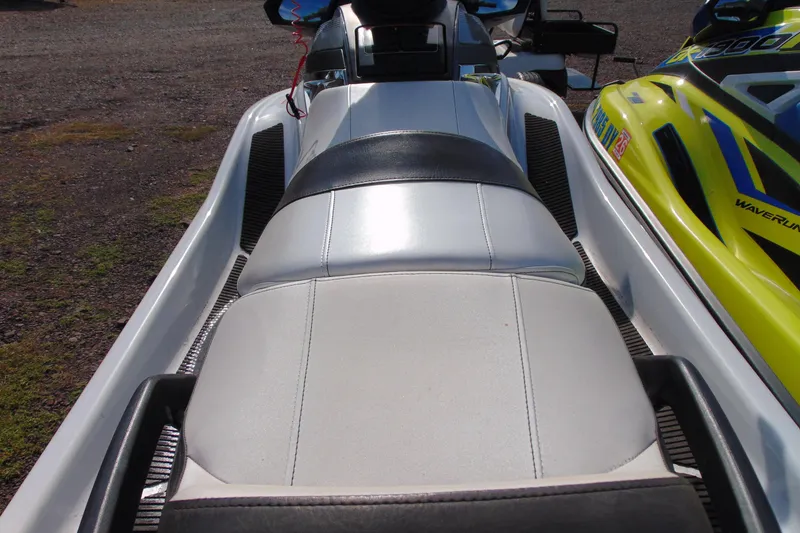 Slide: The Image of 2017 Yamaha WaveRunner VX Cruiser HO seat and controls, parked outdoors. - 8