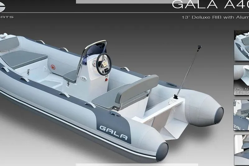 Slide: The Image of Gala A400L 2025: 13-foot Deluxe RIB with aluminum hull. - 9