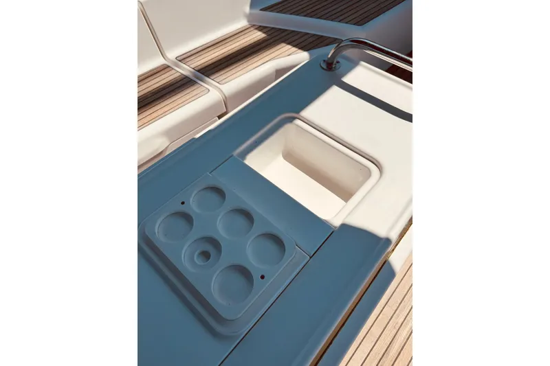 Slide: The Image of Cockpit sink and cup holders on 2008 Jeanneau Sun Odyssey 45 DS yacht. - 35
