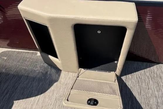 Slide: The Image of 2024 Godfrey SWEETWATER 2286 SFL boat storage compartment with open hatch on deck. - 33