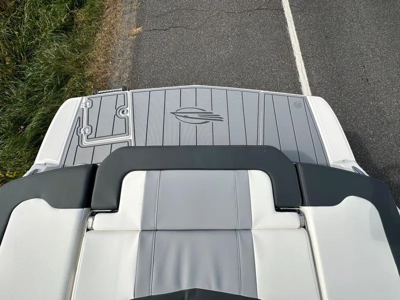 Slide: The Image of 2024 Chaparral 23 SSi boat rear deck and seating area. - 41