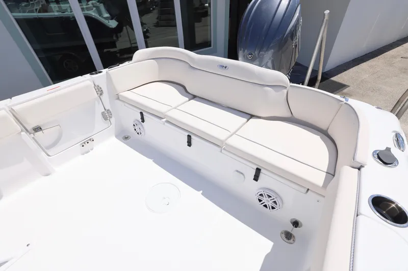 Slide: The Image of Yamaha Outboards sales event flyer offering coverage protection and dealer credit, featuring outboard engines. - 2