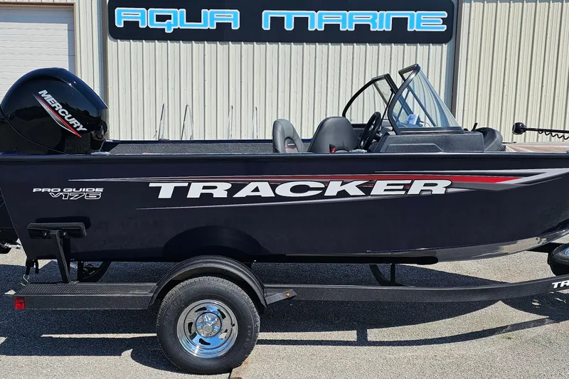 The Image of 2026 Bass Tracker PGV 175 boat with Mercury engine at Aqua Marine dealership. - 0