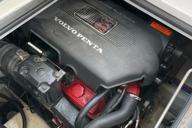 Slide: The Image of Volvo Penta engine in 2003 Regal Commodore 3060 boat, detailed view. - 23