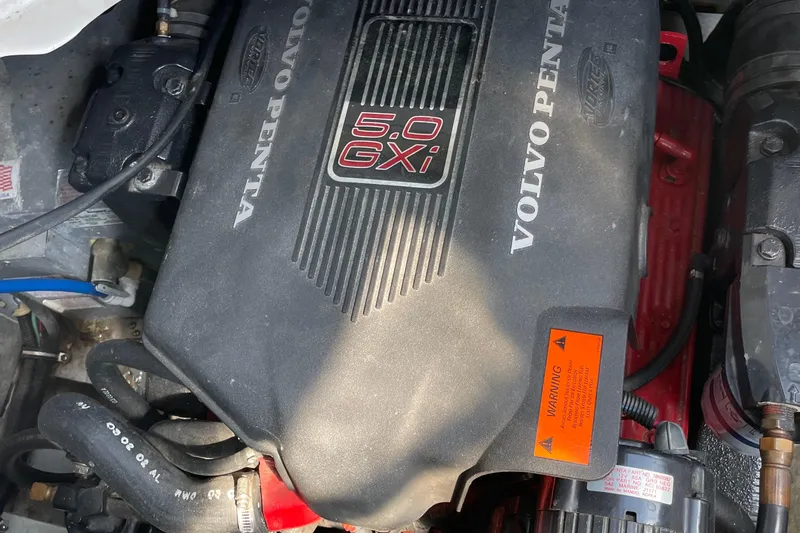Slide: The Image of Volvo Penta 5.0 GXi engine in 2003 Regal Commodore 3060 boat. - 24