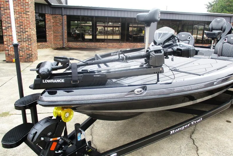 Slide: The Image of 2026 Ranger Z520R Cup-Equipped boat with Lowrance Ghost trolling motor. - 12