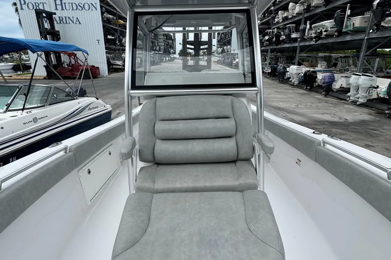 Slide: The Image of 2020 Sportsman Open 282TE Center Console boat at Port Hudson Marina. - 25