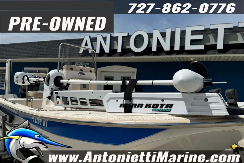 Slide: The Image of Pre-owned 2019 Carolina Skiff 18 JVX CC boat at Antonietti Marine. - 15