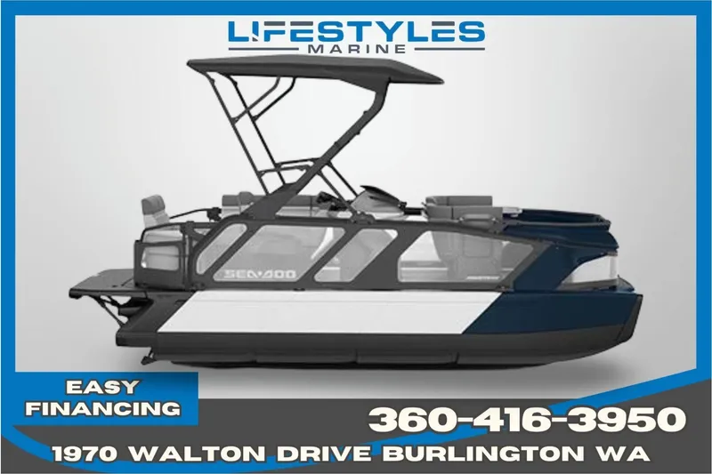 The Image of 2024 Sea-Doo Switch Cruise 18 pontoon boat, available at Lifestyles Marine, Burlington WA. - 0