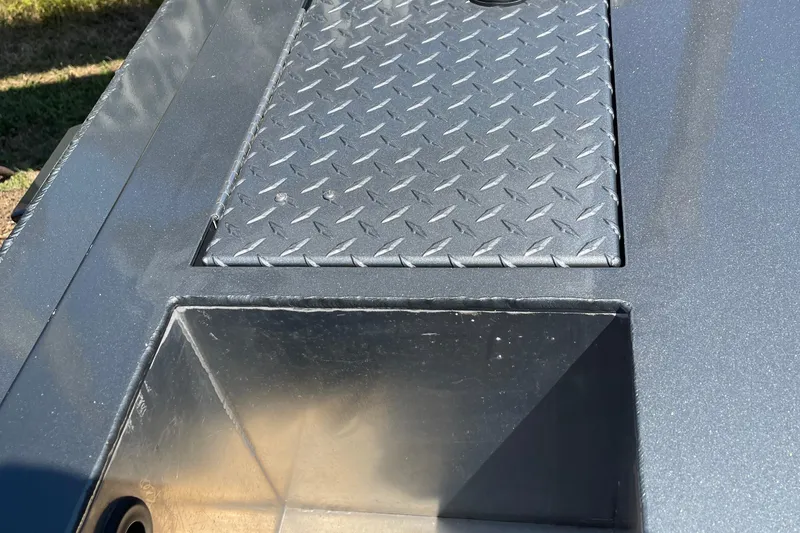 Slide: The Image of Metallic surface of 2025 Excel Buoy 10 with diamond plate detail. - 12