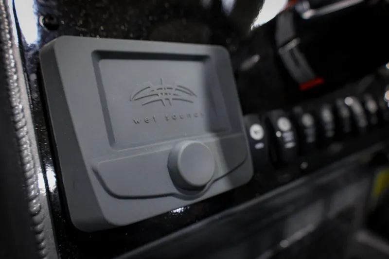 Slide: The Image of Control panel of 2025 Excel Buoy 10 with Wet Sounds audio system. - 3