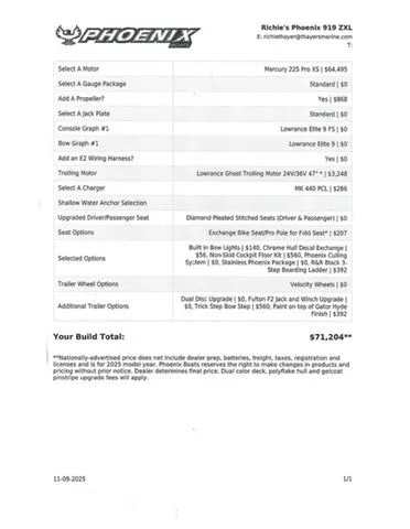 Slide: The Image of Phoenix Bass Boats 919 ZXL 2026 - 34