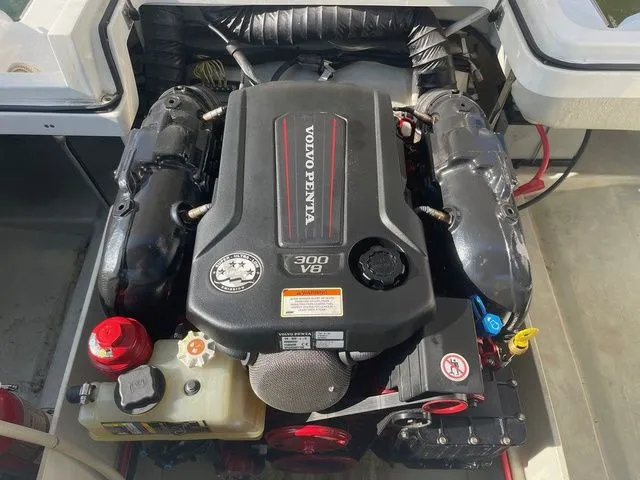 Slide: The Image of Volvo Penta 300 V8 engine in a 2016 Cobalt R3 boat. - 11