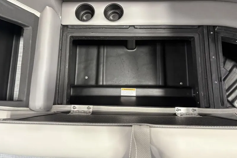 Slide: The Image of Interior storage compartment of 2026 Premier 220 Sunscape RF XLC boat. - 31