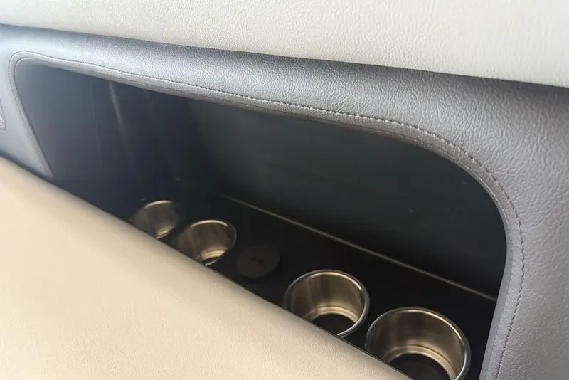 Slide: The Image of Interior cup holders in 2026 Premier 250 Solaris RS CL boat. - 9