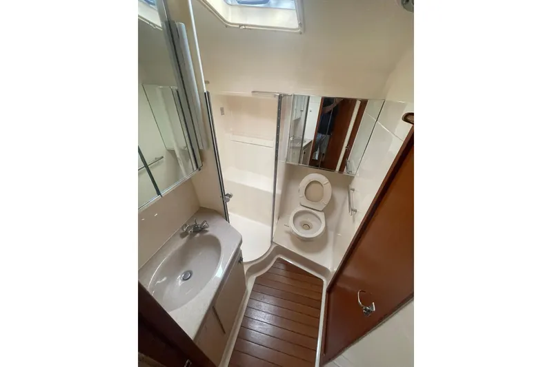 Slide: The Image of HEAD OVERVIEW WITH SEPARATE STALL SHOWER & VACU-FLUSH FRESH WATER TOILET - 13