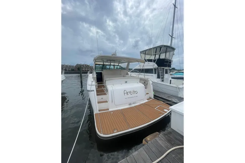 Slide: The Image of 1995 TIARA 4000 EXPRESS TRANSOM VIEW - 44