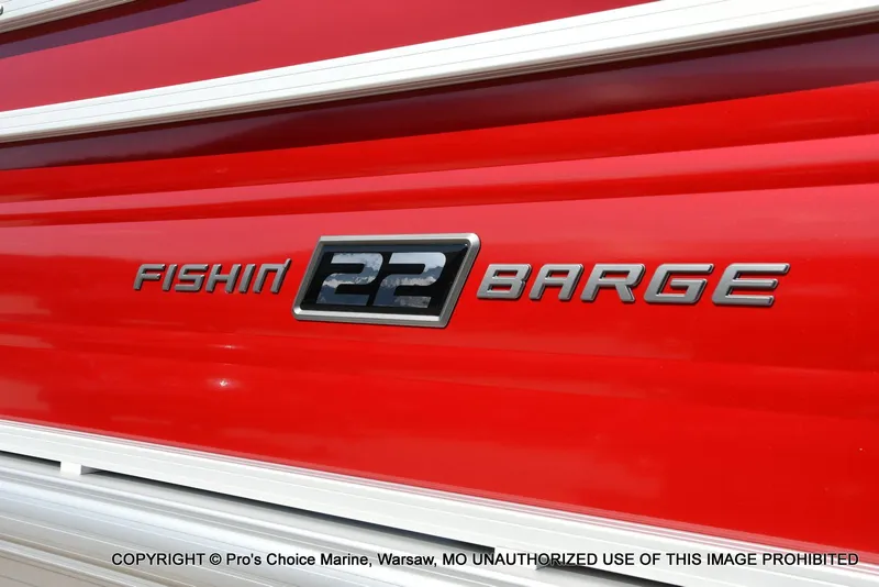 Slide: The Image of Sun Tracker FISHIN' BARGE 22 DLX w/150HP Mercury 4 Stroke 2026 - 4