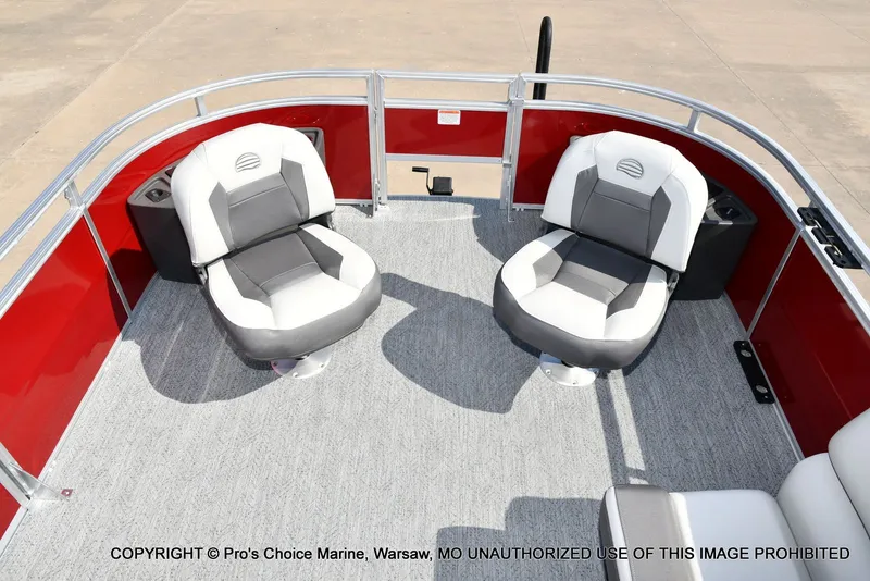 Slide: The Image of Sun Tracker FISHIN' BARGE 22 DLX w/150HP Mercury 4 Stroke 2026 - 76