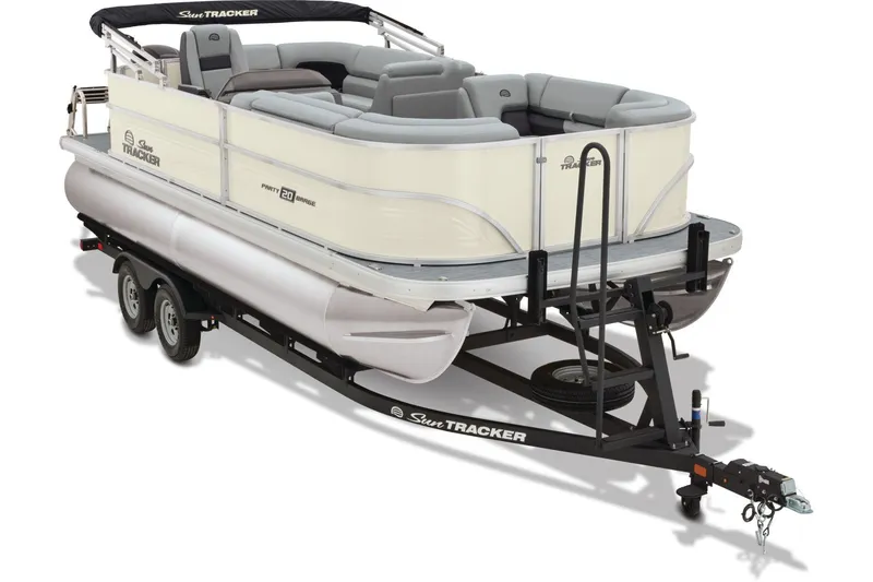 Slide: The Image of Sun Tracker Party Barge 20 DLX 2026 - 19