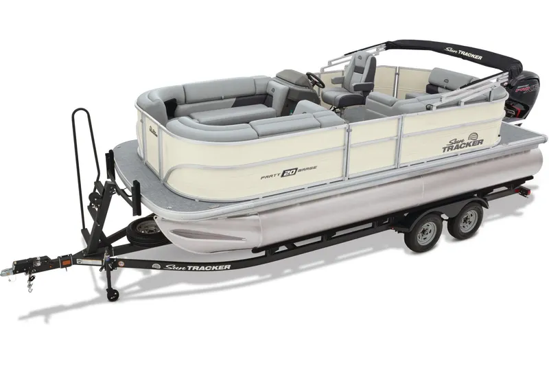 Slide: The Image of Sun Tracker Party Barge 20 DLX 2026 - 4