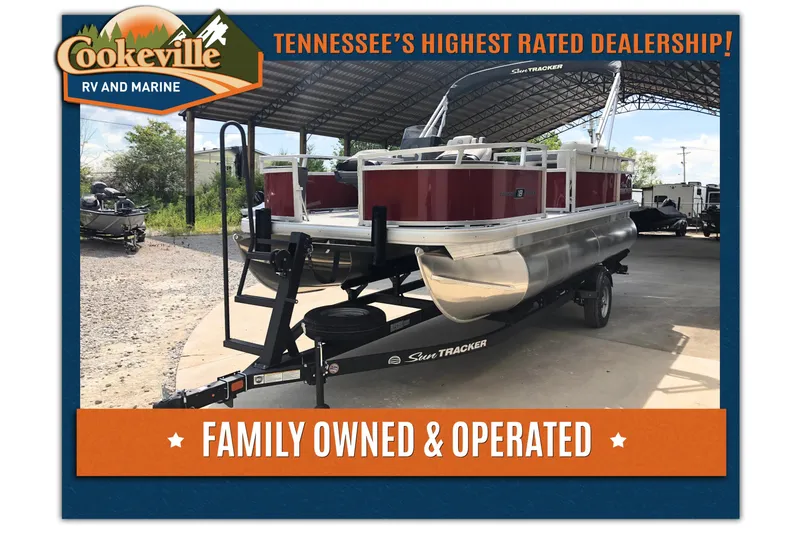 Slide: The Image of 2026 Sun Tracker Bass Buggy 18 DLX at Cookeville RV and Marine dealership. - 19