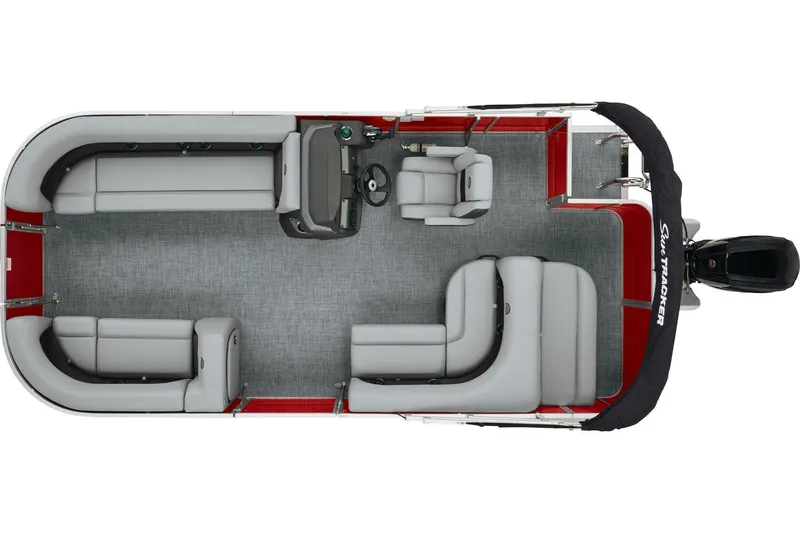 Slide: The Image of Sun Tracker Party Barge 18 DLX 2026 - 11