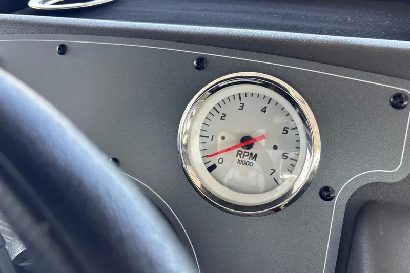 Slide: The Image of Tachometer on 2026 Sun Tracker Bass Buggy 16 XL Select dashboard. - 18
