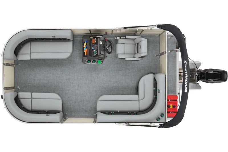 Slide: The Image of Sun Tracker Party Barge 16 DLX 2026 - 14