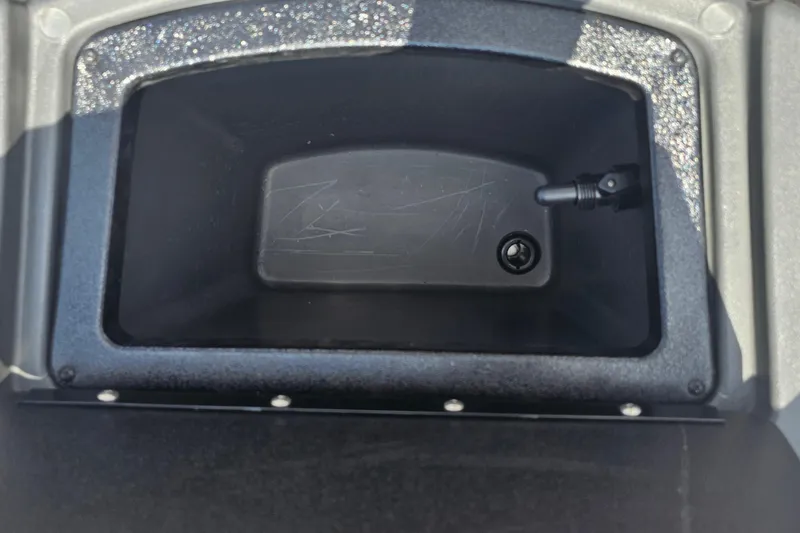 Slide: The Image of Storage compartment of 2026 Sun Tracker Bass Buggy 18 DLX boat. - 22
