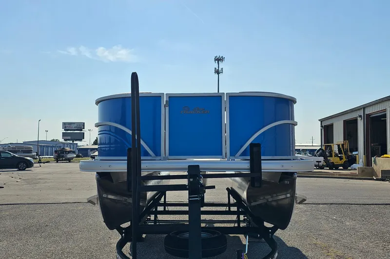 Slide: The Image of Sun Tracker Party Barge 16 DLX 2026 - 2