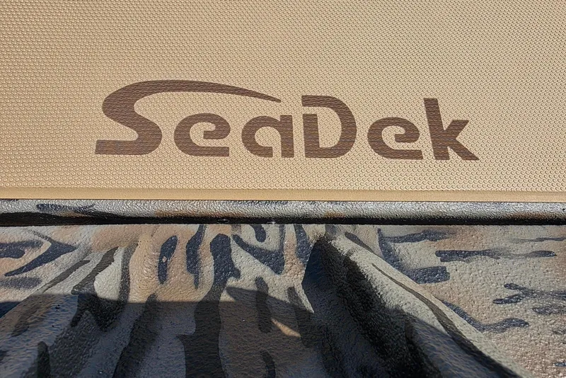 Slide: The Image of SeaDek logo on 2026 Xpress H20 Bass boat deck. - 21